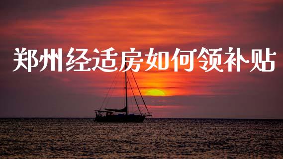 郑州经适房如何领补贴_https://m.ycdhulan.com_财经要闻_第1张