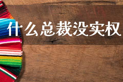 什么总裁没实权_https://m.ycdhulan.com_财经要闻_第1张