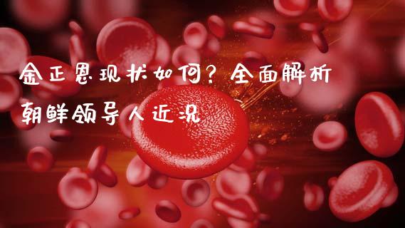 金正恩现状如何？全面解析朝鲜领导人近况_https://m.ycdhulan.com_财经要闻_第1张