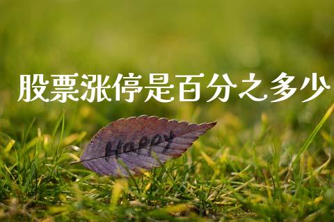 股票涨停是百分之多少_https://m.ycdhulan.com_股市在线_第1张