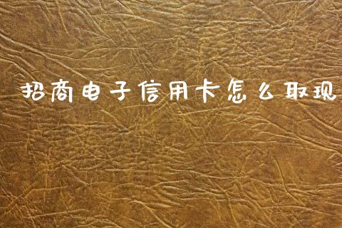 招商电子信用卡怎么取现_https://m.ycdhulan.com_期货交易_第1张