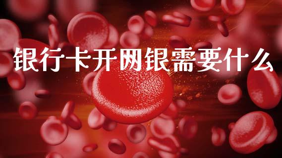 银行卡开网银需要什么_https://m.ycdhulan.com_股市在线_第1张