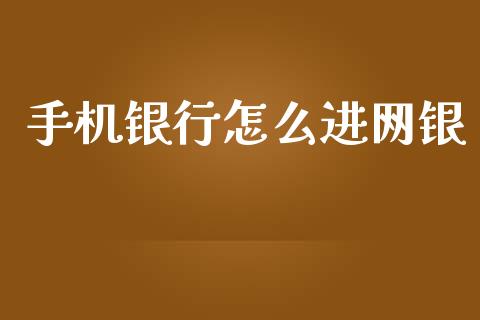 手机银行怎么进网银_https://m.ycdhulan.com_财经要闻_第1张