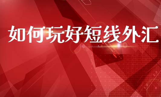 如何玩好短线外汇_https://m.ycdhulan.com_财经要闻_第1张