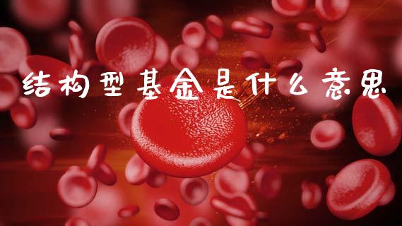 结构型基金是什么意思_https://m.ycdhulan.com_国际金融_第1张
