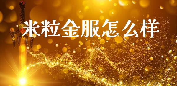 米粒金服怎么样_https://m.ycdhulan.com_国际金融_第1张