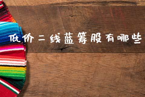 低价二线蓝筹股有哪些_https://m.ycdhulan.com_财经要闻_第1张