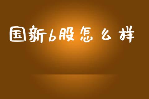 国新b股怎么样_https://m.ycdhulan.com_期货交易_第1张