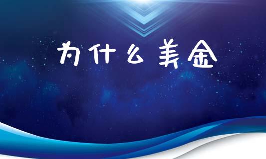 为什么美金_https://m.ycdhulan.com_国际金融_第1张