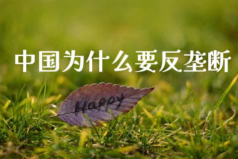 中国为什么要反垄断_https://m.ycdhulan.com_财经要闻_第1张