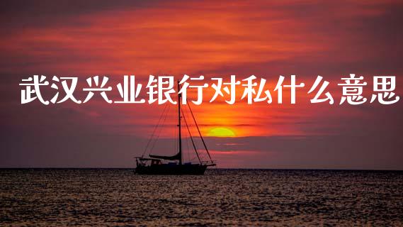 武汉兴业银行对私什么意思_https://m.ycdhulan.com_财经要闻_第1张