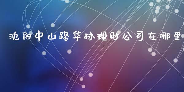 沈阳中山路华林理财公司在哪里_https://m.ycdhulan.com_理财产品_第1张