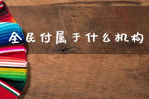 全民付属于什么机构_https://m.ycdhulan.com_股市在线_第1张