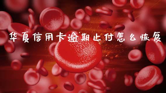 华夏信用卡逾期止付怎么恢复_https://m.ycdhulan.com_期货交易_第1张