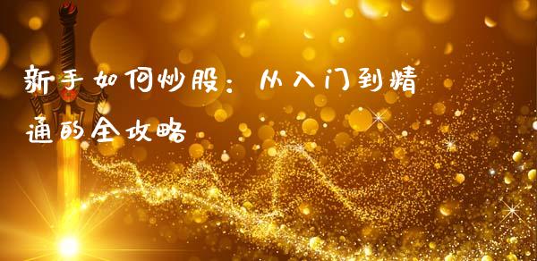 新手如何炒股：从入门到精通的全攻略_https://m.ycdhulan.com_股市在线_第1张