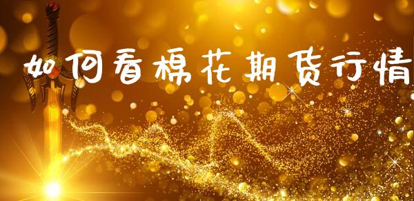 如何看棉花期货行情_https://m.ycdhulan.com_理财产品_第1张