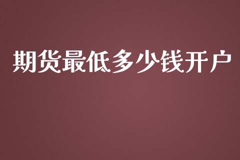 期货最低多少钱开户_https://m.ycdhulan.com_股市在线_第1张