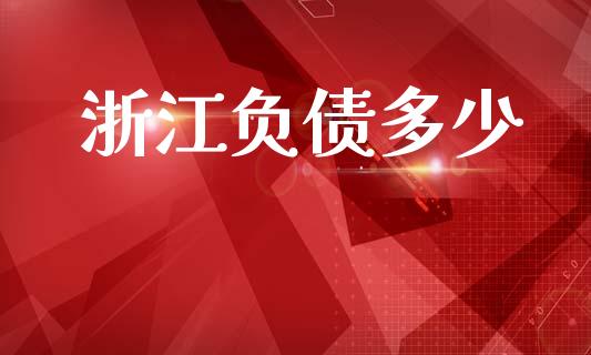 浙江负债多少_https://m.ycdhulan.com_财经要闻_第1张