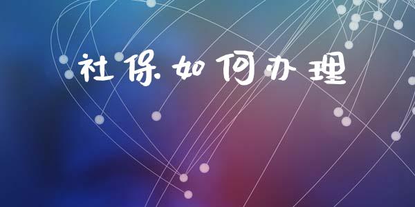 社保如何办理_https://m.ycdhulan.com_理财产品_第1张