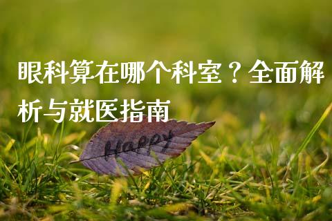 眼科算在哪个科室？全面解析与就医指南_https://m.ycdhulan.com_财经要闻_第1张