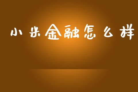 小米金融怎么样_https://m.ycdhulan.com_股市在线_第1张