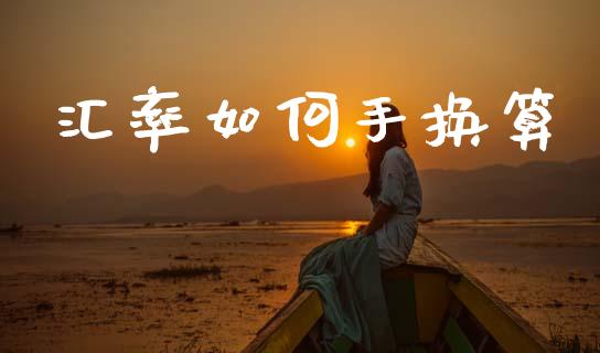 汇率如何手换算_https://m.ycdhulan.com_股市在线_第1张