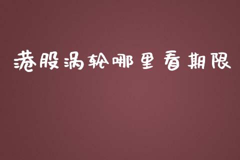 港股涡轮哪里看期限_https://m.ycdhulan.com_财经要闻_第1张