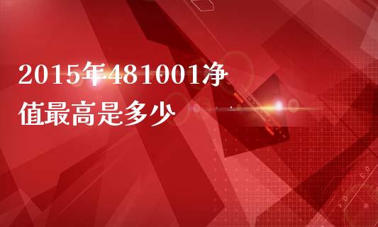 2015年481001净值最高是多少_https://m.ycdhulan.com_股市在线_第1张