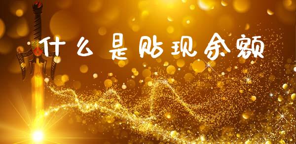 什么是贴现余额_https://m.ycdhulan.com_财经要闻_第1张