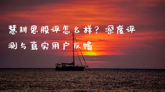 慧耕思股评怎么样？深度评测与真实用户反馈_https://m.ycdhulan.com_证券新闻_第1张