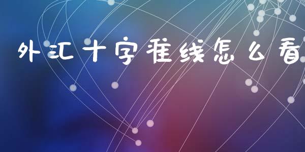 外汇十字准线怎么看_https://m.ycdhulan.com_国际金融_第1张
