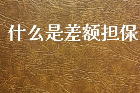 什么是差额担保_https://m.ycdhulan.com_财经要闻_第1张