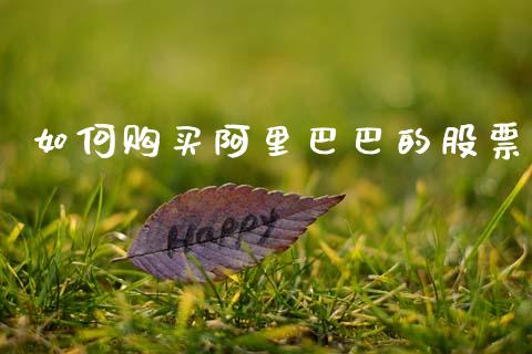 如何购买阿里巴巴的股票_https://m.ycdhulan.com_股市在线_第1张