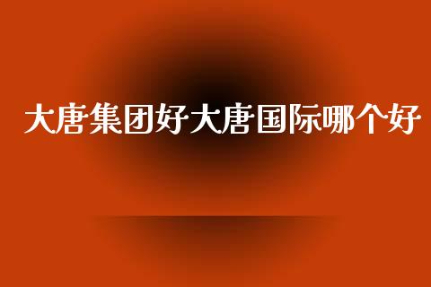 大唐集团好大唐国际哪个好_https://m.ycdhulan.com_理财产品_第1张