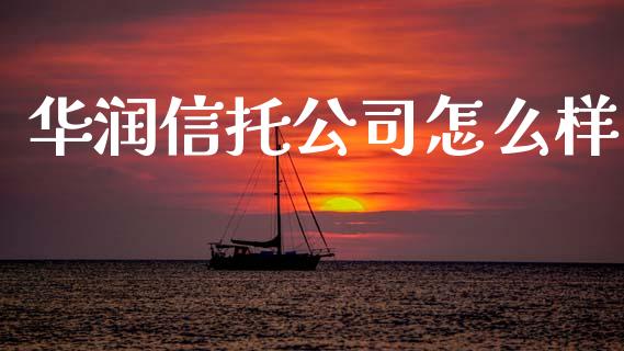 华润信托公司怎么样_https://m.ycdhulan.com_国际金融_第1张
