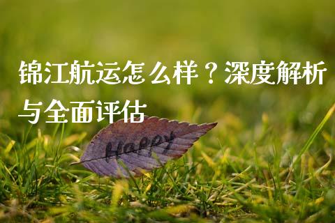 锦江航运怎么样？深度解析与全面评估_https://m.ycdhulan.com_财经要闻_第1张