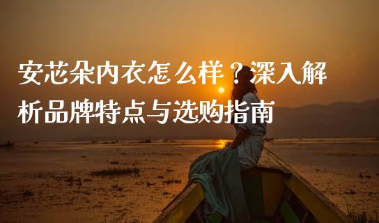 安芯朵内衣怎么样？深入解析品牌特点与选购指南_https://m.ycdhulan.com_理财产品_第1张