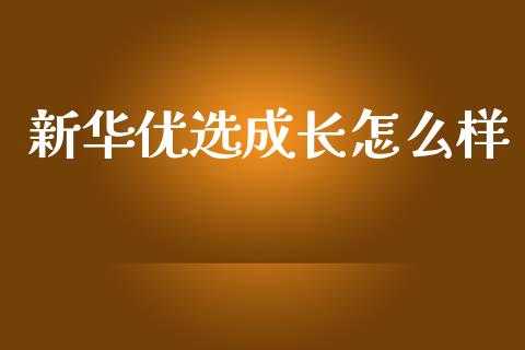 新华优选成长怎么样_https://m.ycdhulan.com_财经要闻_第1张