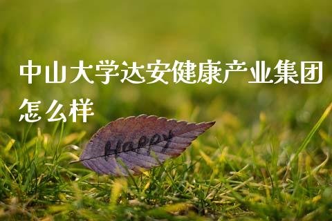 中山大学达安健康产业集团怎么样_https://m.ycdhulan.com_股市在线_第1张