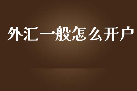 外汇一般怎么开户_https://m.ycdhulan.com_财经要闻_第1张