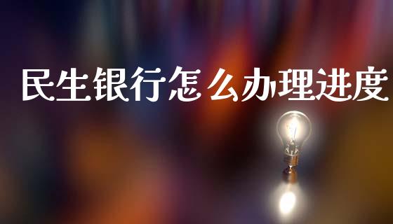 民生银行怎么办理进度_https://m.ycdhulan.com_国际金融_第1张