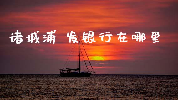 诸城浦 发银行在哪里_https://m.ycdhulan.com_期货交易_第1张