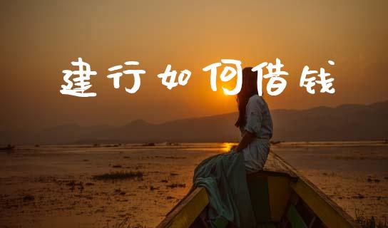 建行如何借钱_https://m.ycdhulan.com_财经要闻_第1张
