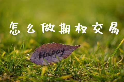 怎么做期权交易_https://m.ycdhulan.com_财经要闻_第1张