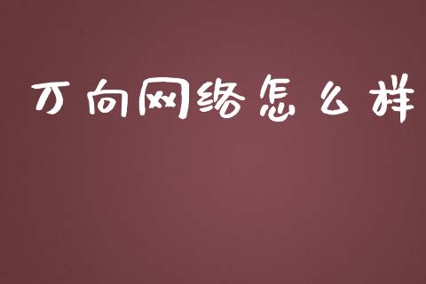 万向网络怎么样_https://m.ycdhulan.com_理财产品_第1张