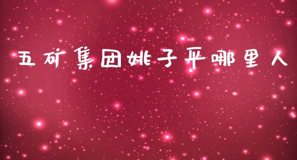 五矿集团姚子平哪里人_https://m.ycdhulan.com_财经要闻_第1张
