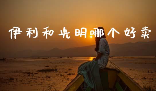 伊利和光明哪个好卖_https://m.ycdhulan.com_证券新闻_第1张
