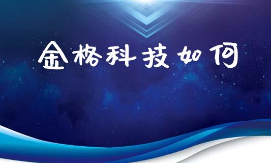 金格科技如何_https://m.ycdhulan.com_财经要闻_第1张