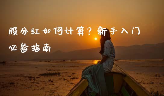 股分红如何计算？新手入门必备指南_https://m.ycdhulan.com_财经要闻_第1张