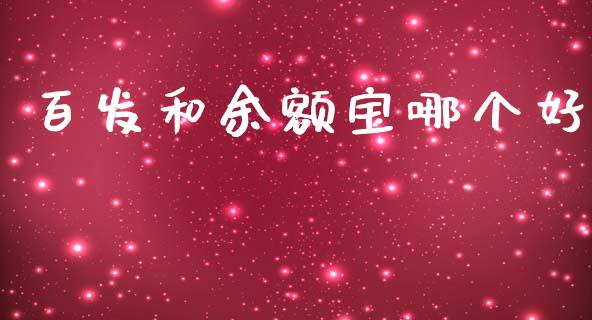 百发和余额宝哪个好_https://m.ycdhulan.com_理财产品_第1张